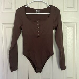 Brown bodysuit